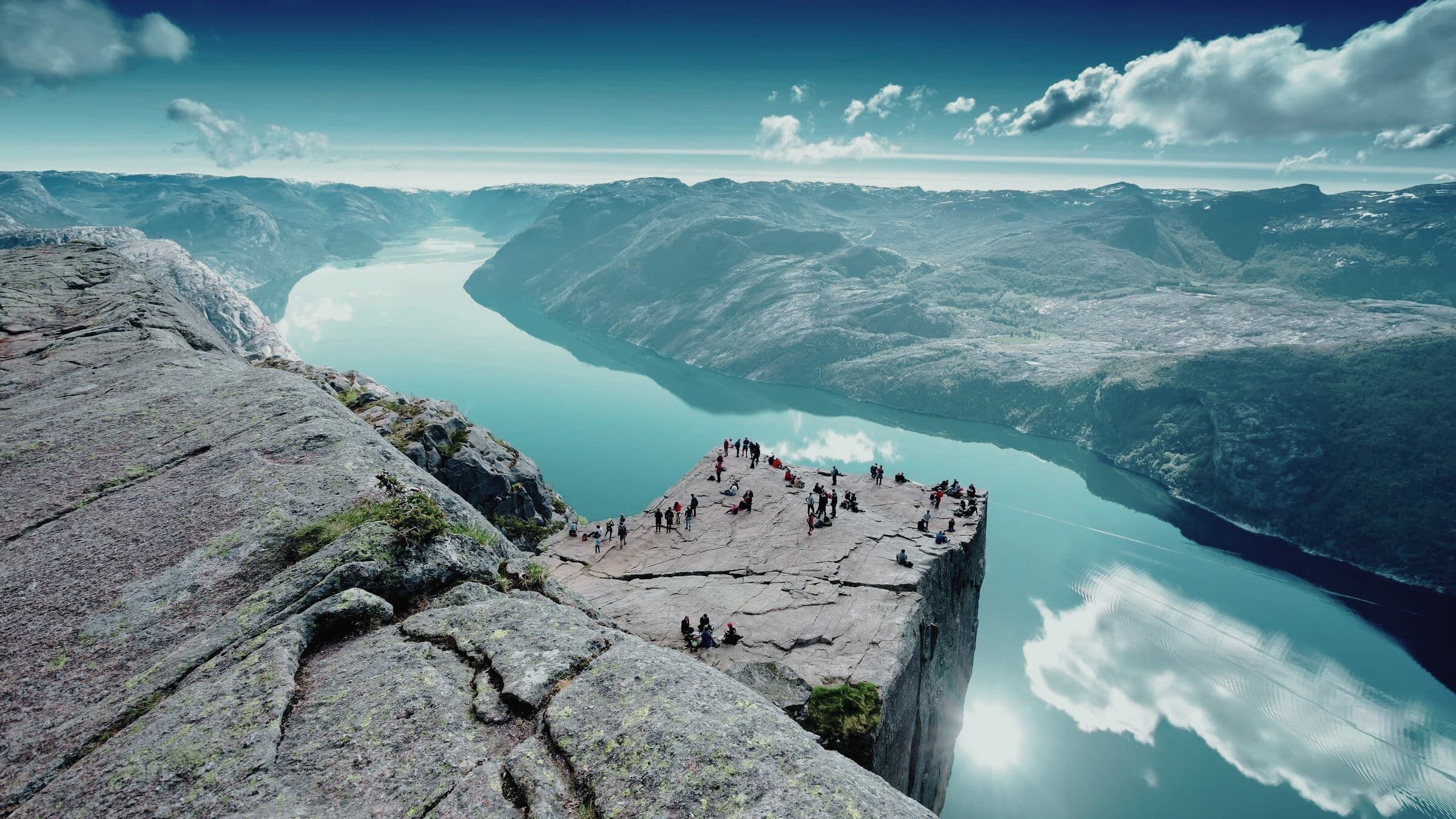 Preikestolen — view of Lysefjord
