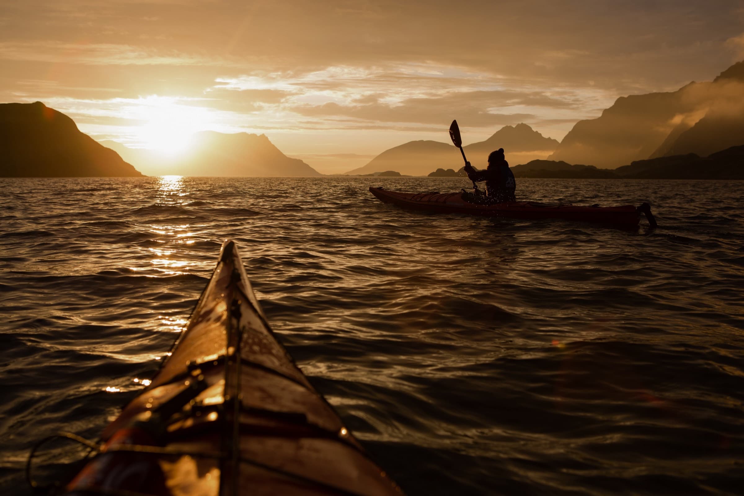 SUP and kayak on the fjords