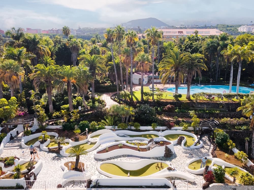 Sunset over the ocean in Tenerife