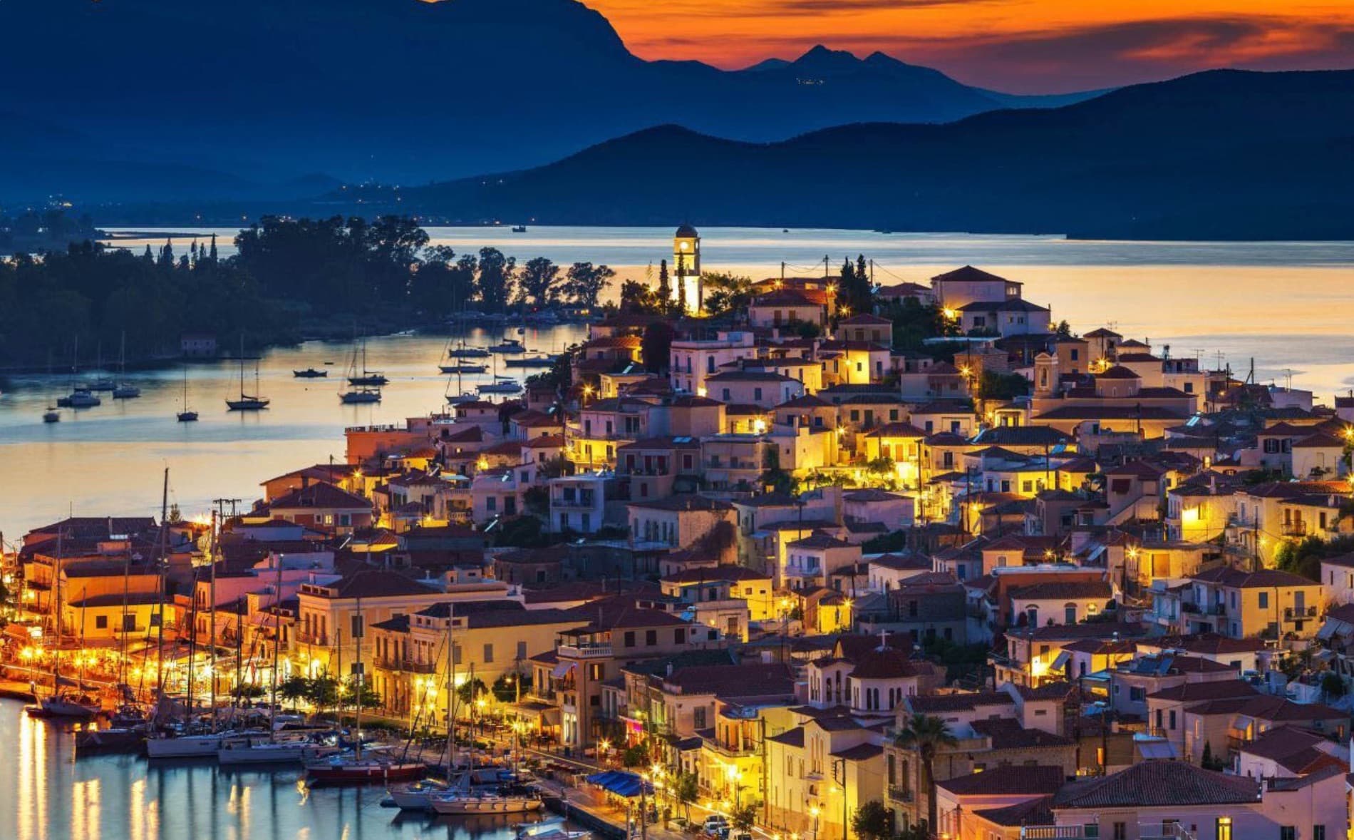Ancient temple ruins on the island of Aegina with the sea behind